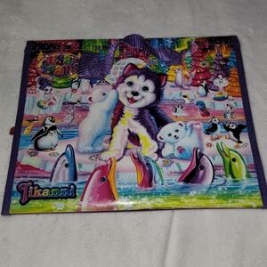 Lisa Frank Tikanni Husky Trifold Portfolio